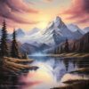 Mountain Scenery With Tranquil Water 1